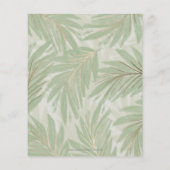 Budget Greenery Gold Bridal Shower (Achterkant)