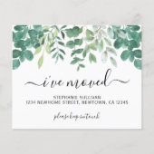 Budget Greenery Ik heb Beweging Aankondiging Kaart (Voorkant)