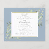 Budget Greenery in One Photo Wedding Invite (Achterkant)