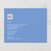 BUDGET Greenery laat foto's overlay bruiloft QR Flyer (Achterkant)