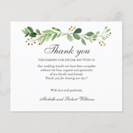 BUDGET Greenery Leaves Summer Spring BEDANKT U