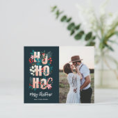 Budget Greenery Merry-kerstfotokaarten (Staand voorkant)