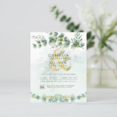 BUDGET Greenery PHOTO Weddenschap QR CODE (Staand voorkant)