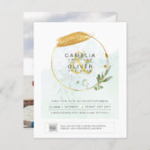 BUDGET Greenery PHOTO Weddenschap QR CODE F (Voorkant / Achterkant)