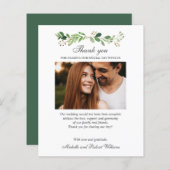 BUDGET Greenery Summer Spring Foto BEDANKT U (Voorkant / Achterkant)