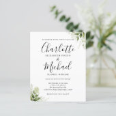 Budget Greenery verlaat het Manuscript Foto Weddin (Staand voorkant)