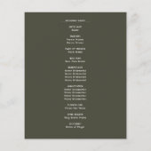 Budget Greenery Waterverf Eucalyptus Wedding (Achterkant)