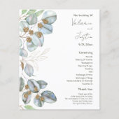 Budget Greenery Waterverf Eucalyptus Wedding (Voorkant)