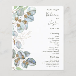 Budget Greenery Waterverf Eucalyptus Wedding
