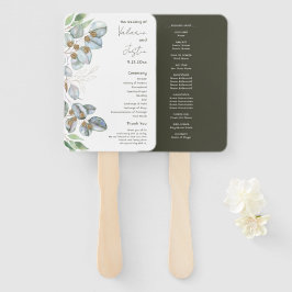 Budget Greenery Waterverf Eucalyptus Wedding Hand Handwaaier
