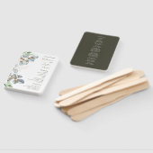 Budget Greenery Waterverf Eucalyptus Wedding Hand Handwaaier (Niet-gemonteerd)