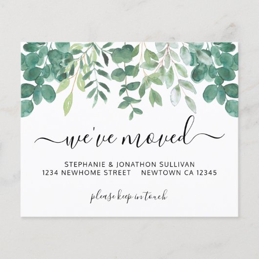 Budget Greenery We hebben de Kaart van de Aankondi (Voorkant)