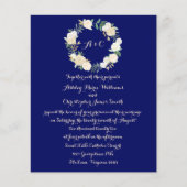 Budget Greenery Wedding Invitation Gold Botanical (Voorkant)