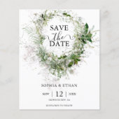 Budget GreenGenery Foto Save The Date Flyer (Voorkant)