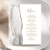 Budget Grey Agate Gold Script Weduwmenu