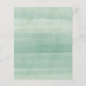 Budget Grey Blush Waterverf Floral Birthday Party (Achterkant)