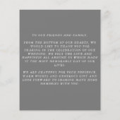 BUDGET Grijs Bedankkaartje Flyer (Achterkant)