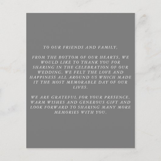 BUDGET grijs Hartelijk dank Flyer (Achterkant)