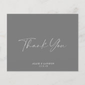 BUDGET grijs Hartelijk dank Flyer (Voorkant)