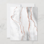 Budget Grijs Wit Rose Goud Agaat 50e Verjaardag (Achterkant)