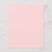 Budget groen blad Elegant Trouwen Flyer (Achterkant)