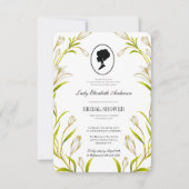 Budget groen botanische Bridgerton Vrijgezellenfee Kaart (Voorkant)