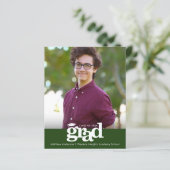 Budget Groen Foto Afstuderen Vet Hoofdletter Uitno (Staand voorkant)