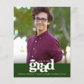 Budget Groen Foto Afstuderen Vet Hoofdletter Uitno (Voorkant)