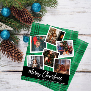 Budget groen gedeponeerd multi-fotokerstfeest