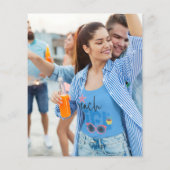 Budget Groen Glitter Foto 21e Verjaardag Bedankt (Achterkant)