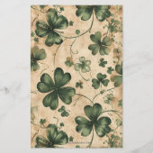 Budget  Groen Goud St Patricks Uitnodiging (Achterkant)
