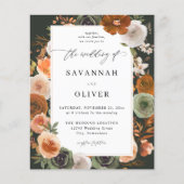 Budget Groen & Terra Cotta Bloem Bruiloft S2 -DK (Voorkant)