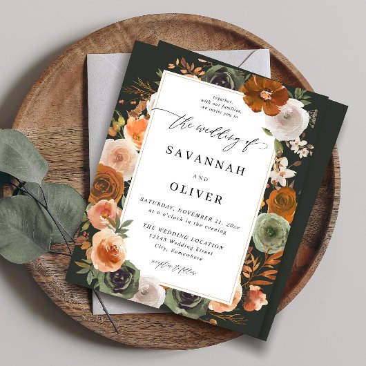 Budget Groen & Terra Cotta Bloem Bruiloft S2 -DK