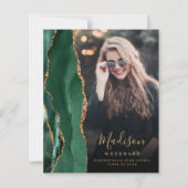 Budget Groene Agaat Foto Dark Afstudeerder Aankond (Voorkant)