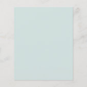 Budget Groene Blad Baby Shower Uitnodiging (Achterkant)