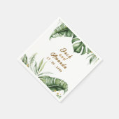 Budget Groene Blad Trouwtafel Decoratie Servetten (Hoek)