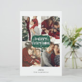 Budget Groene Merry Alles 4 fotovakantiekaart (Staand voorkant)