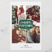 Budget Groene Merry Alles 4 fotovakantiekaart (Voorkant)