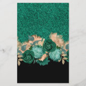 Budget Groene Rozen Gouden Vlinders Sweet 16 (Achterkant)