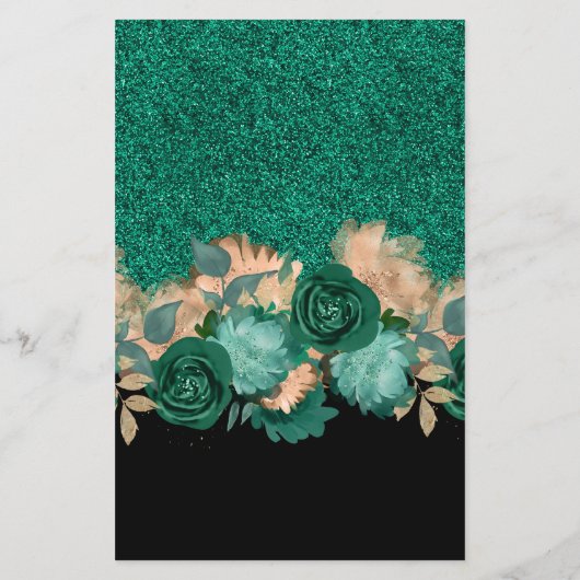 Budget Groene Rozen Gouden Vlinders Sweet 16 (Achterkant)