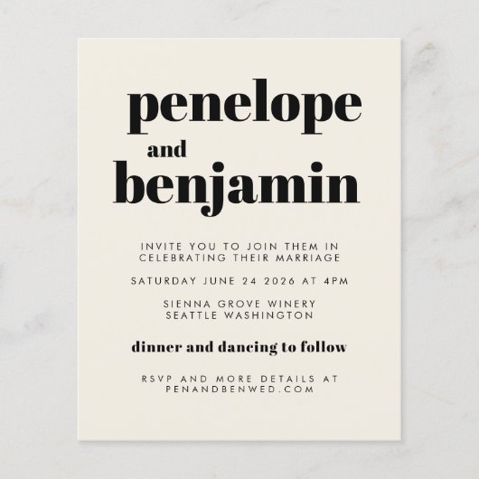 Budget Groovy 70s - alles-in-één bruiloft voor zwa (Voorkant)