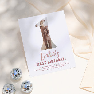 Budget Groovy One Retro Pink Foto 1e verjaardag