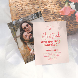 Budget Groovy Sparkle 70s Roze & Rood Foto Bruilof