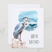 Budget - Grote Blauwe Heron Ocean - Nieuwe Adreska (Voorkant / Achterkant)