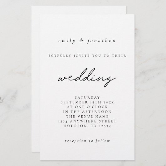 Budget Groter Zwart Witte Manuscript Nodig uit (Voorkant / Achterkant)