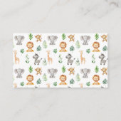 Budget Guess Animal Crackers Safari Douche Kaarten (Achterkant)