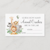 Budget Guess Animal Crackers Safari Douche Kaarten (Voorkant)