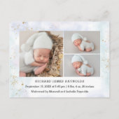 Budget Hallo World Baby Notice Card Briefkaart (Achterkant)