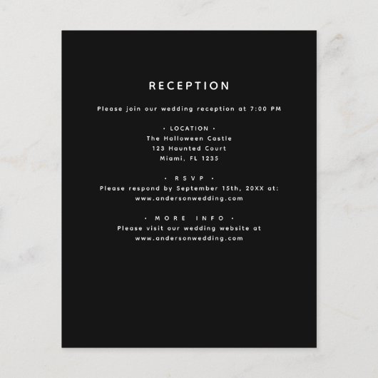 Budget Halloween Alles In Een Gotische Bruiloft (Achterkant)