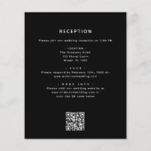 Budget Halloween Alles In Een QR Code Bruiloft (Achterkant)